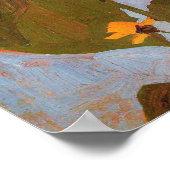 Egon Schiele - Sonnenblume Poster (Ecke)