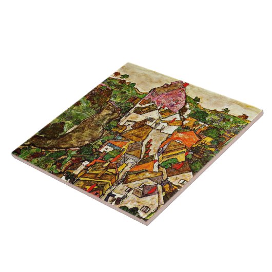 Egon Schiele - Stein an der Donau Fliese (Seite)