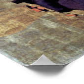 Egon Schiele - Stilisierte Blume leben noch Poster (Ecke)