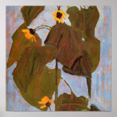 Egon Schiele - Sunflower Poster (Vorne)