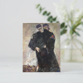 Egon Schiele The Hermits Postkarte (Stehend Vorderseite)