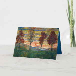 Egon Schiele Vier Bäume Naturpark Karte