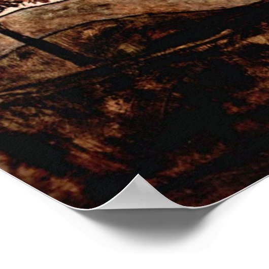 Egon Schiele - vier Bäume Poster (Ecke)