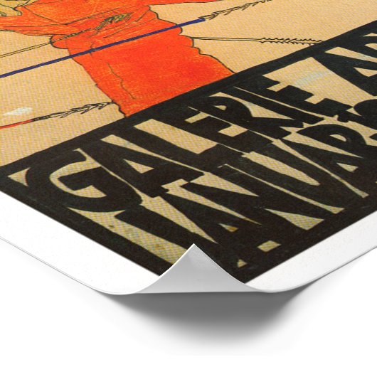 EGON SCHIELE VINTAGE POSTER (Ecke)