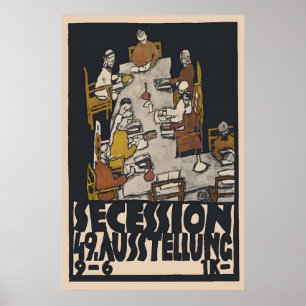 Egon Schiele Wien Secession Ausstellungsposter Poster