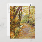 Egon Schiele - Winding Brook Postkarte (Vorne/Hinten)