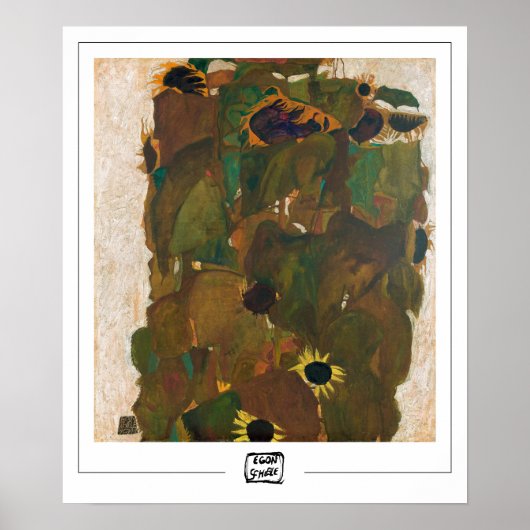 Egon Schiele Zedign Art Poster #115 (Vorne)