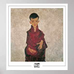 Egon Schiele Zedign Art Poster #12-3