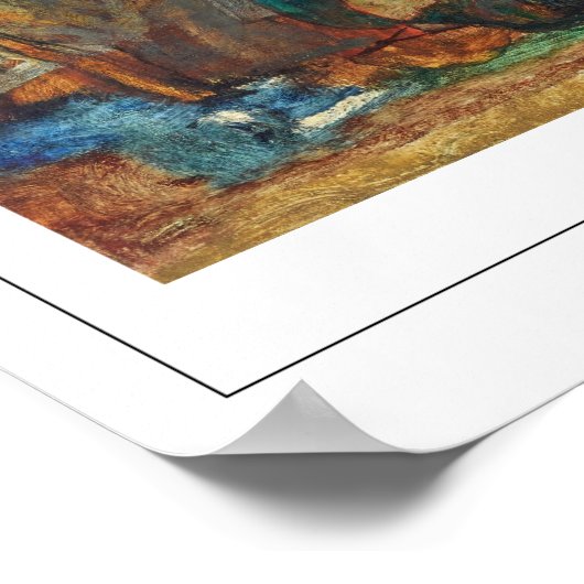 Egon Schiele Zedign Art Poster #17-2 (Ecke)