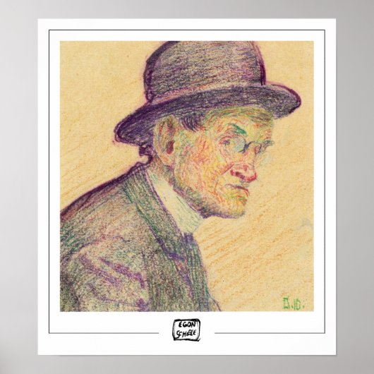 Egon Schiele Zedign Art Poster #1-3 (Vorne)