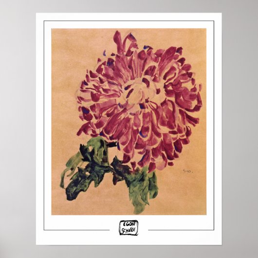 Egon Schiele Zedign Art Poster #222-3 (Vorne)