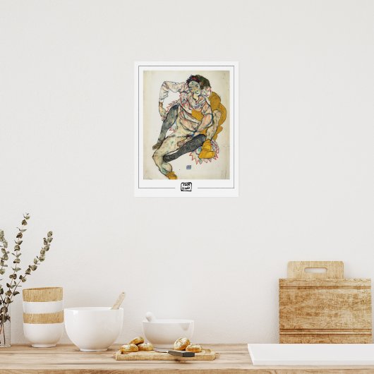 Egon Schiele Zedign Art Poster #234-2 (Küche)