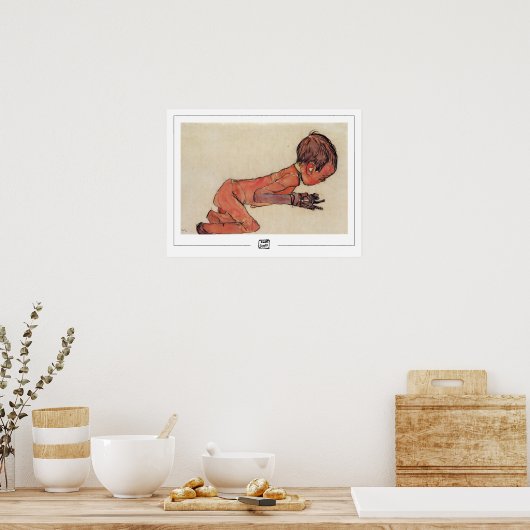 Egon Schiele Zedign Art Poster #269-2 (Küche)