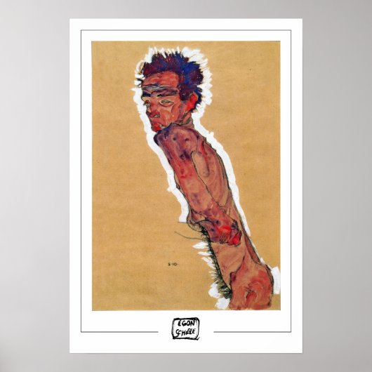 Egon Schiele Zedign Art Poster #286 (Vorne)