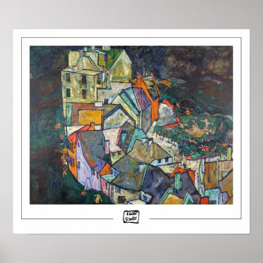 Egon Schiele Zedign Art Poster #3-3 (Vorne)