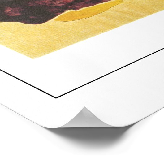 Egon Schiele Zedign Art Poster #56 (Ecke)