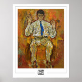 Egon Schiele Zedign Art Poster #7-3 (Vorne)