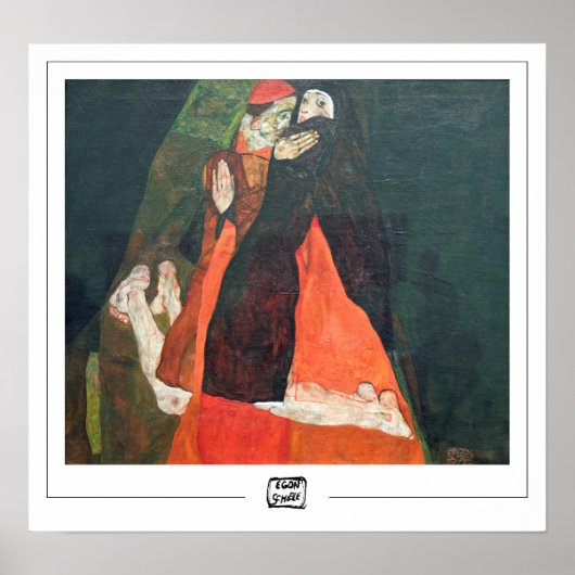 Egon Schiele Zedign Art Poster #9-3 (Vorne)