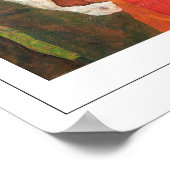 Egon Schiele Zedign Art Poster #9-3 (Ecke)