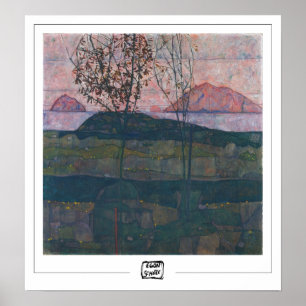 Egon Schiele Zedign Kunstposter #6-3 Poster