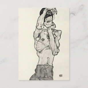 Egon Schiele - Zeichnungen II. Begleitkarte