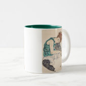 EGON SCHIELE ZWEIFARBIGE TASSE (VorderseiteRechts)