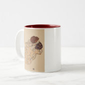 EGON SCHIELE ZWEIFARBIGE TASSE (Vorderseite Links)
