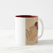 EGON SCHIELE ZWEIFARBIGE TASSE (VorderseiteRechts)