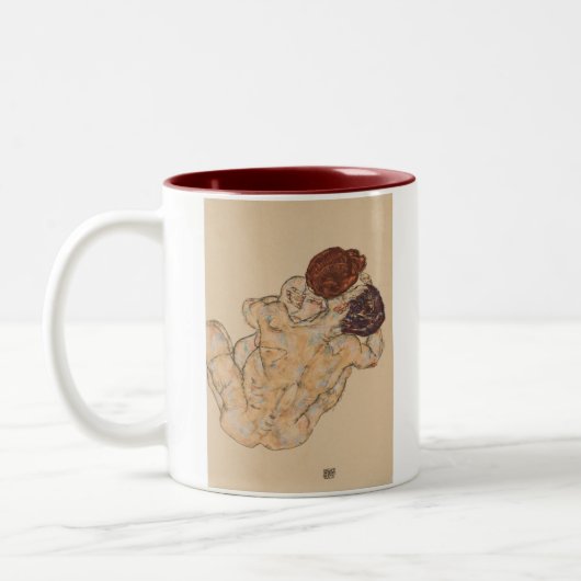 EGON SCHIELE ZWEIFARBIGE TASSE (Links)