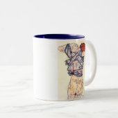 EGON SCHIELE ZWEIFARBIGE TASSE (VorderseiteRechts)
