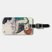 EgonSchiele Sitzfrauen-Gepäckanhänger Gepäckanhänger (Vorderseite horizontal)