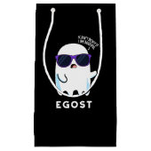 Egost Funny Halloween Ego Ghost Pun Dark BG Kleine Geschenktüte (Vorderseite)