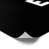 Egost Funny Halloween Ego Ghost Pun Dark BG Poster (Ecke)