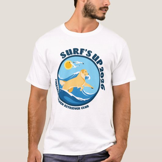 EGRC Surfs Up Herren T-Shirt (Vorderseite)