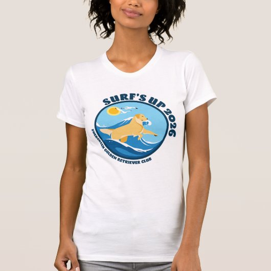 EGRC Surfs Up Womens T-Shrt T-Shirt (Vorderseite)