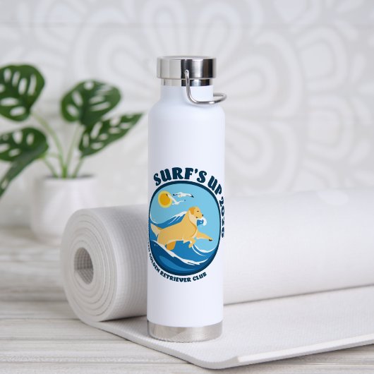 EGRC Wasserflasche Surfs Up Trinkflasche (Yoga (gedreht))