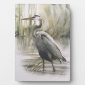 Egret 12x18 Canvas Print Fotoplatte (Vorderseite)