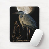 EGRET - BLUE HERON Mousepad Serie (Mit Mouse)