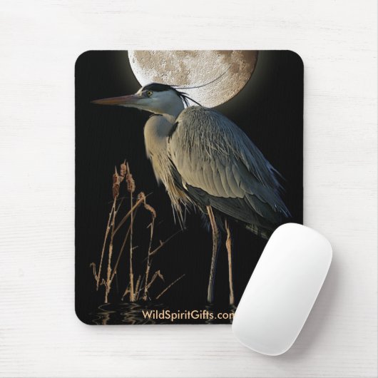 EGRET - BLUE HERON Mousepad Serie (Mit Mouse)