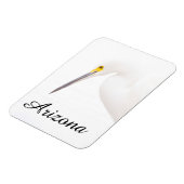 Egret Headshot, Arizona Magnet (Linke Seite)