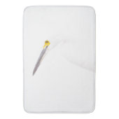 Egret-Headshot Badematte (Vorderseite Vertikal)