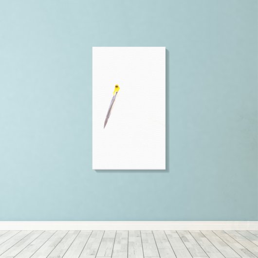 Egret-Headshot Leinwanddruck (Insitu (Holzboden))