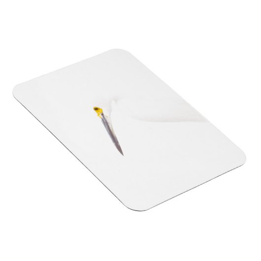 Egret-Headshot Magnet (Rechte Seite)