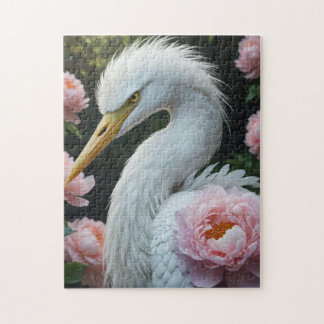 Egret im Garten Puzzle