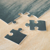 Egret in Nebel Puzzle (Seite)