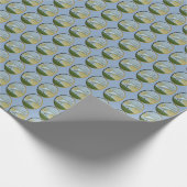 Egret Lake Bird Geschenkpapier (Ecke)