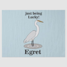 Egret Lucky Bird
