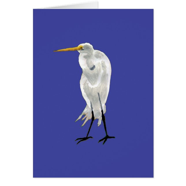 Egret on Blue (Vorne)