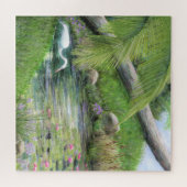 Egret on Pond Puzzle (Horizontal)