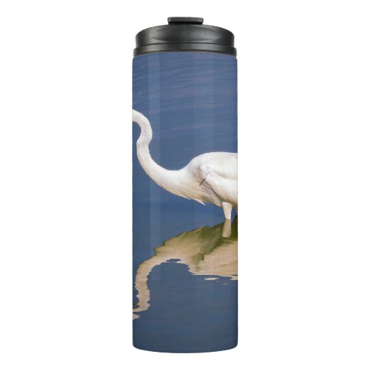 Egret Reflections Thermal Tumbler Thermosbecher (Vorderseite)